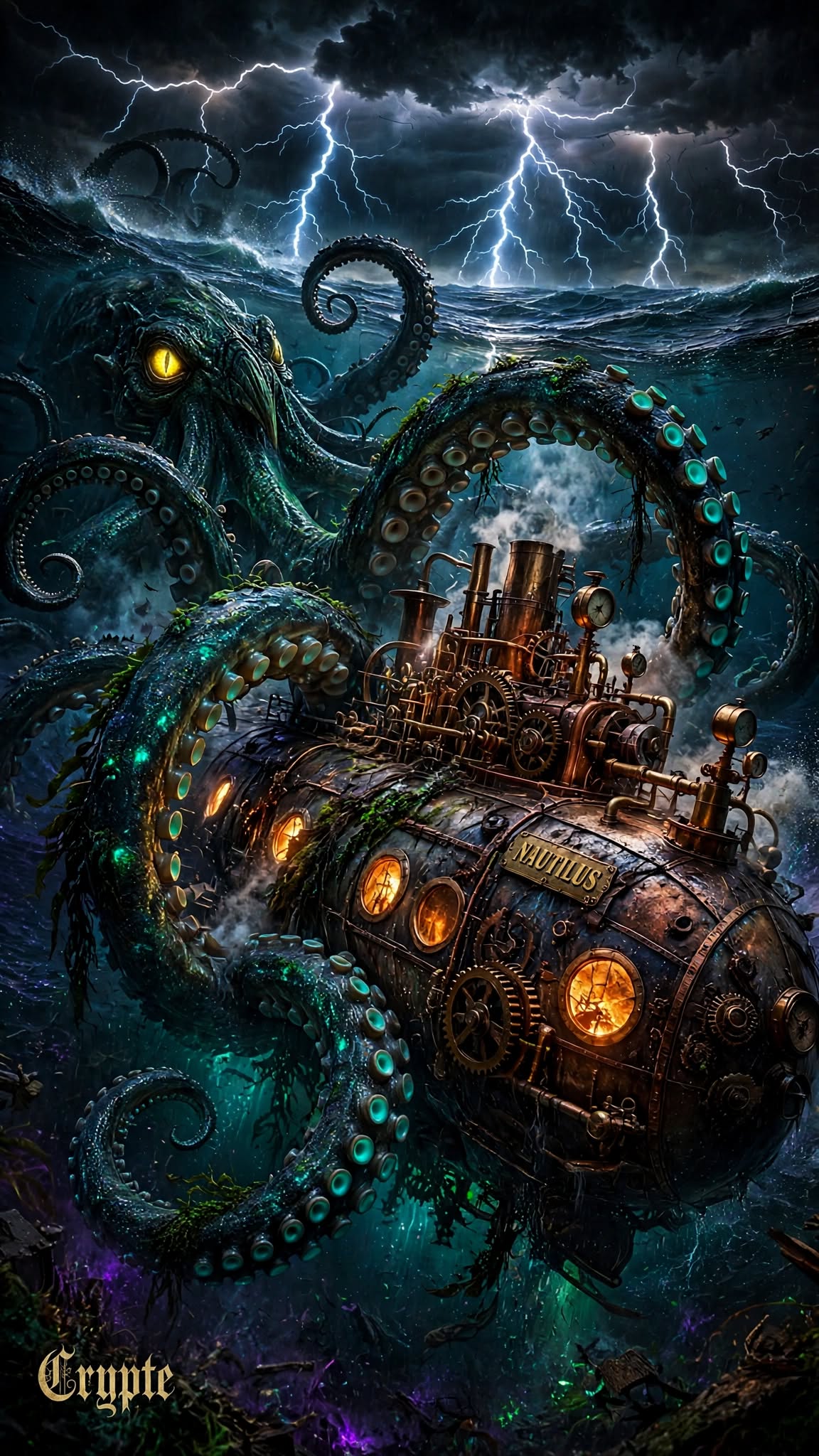 #OctoberLegends Hosted by@GuruScorpion 🦂🫵💥 Day 5: Kraken Rising