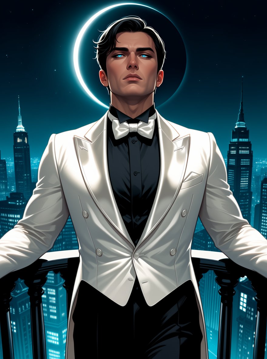 Prince Jechid del Monte Happy National Bow Tie... night.