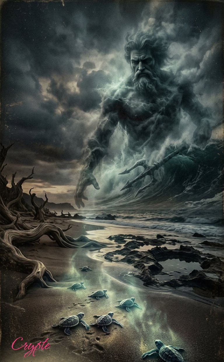 May AI Art Challenge ~ #SeasonofFirstBreath A journey through birth, instinct, and wild spirit Hoste…