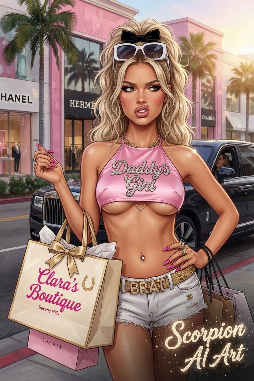 Rich Bratty Blonde By @cyberpopdreams (BlueSky) “As If” All Welcome to Join @Jinx @gigisaiart247 @Su…