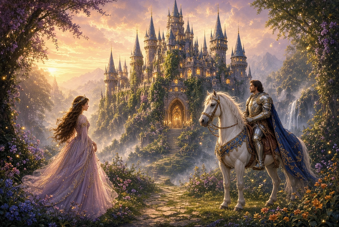 enchanted storybook castle
