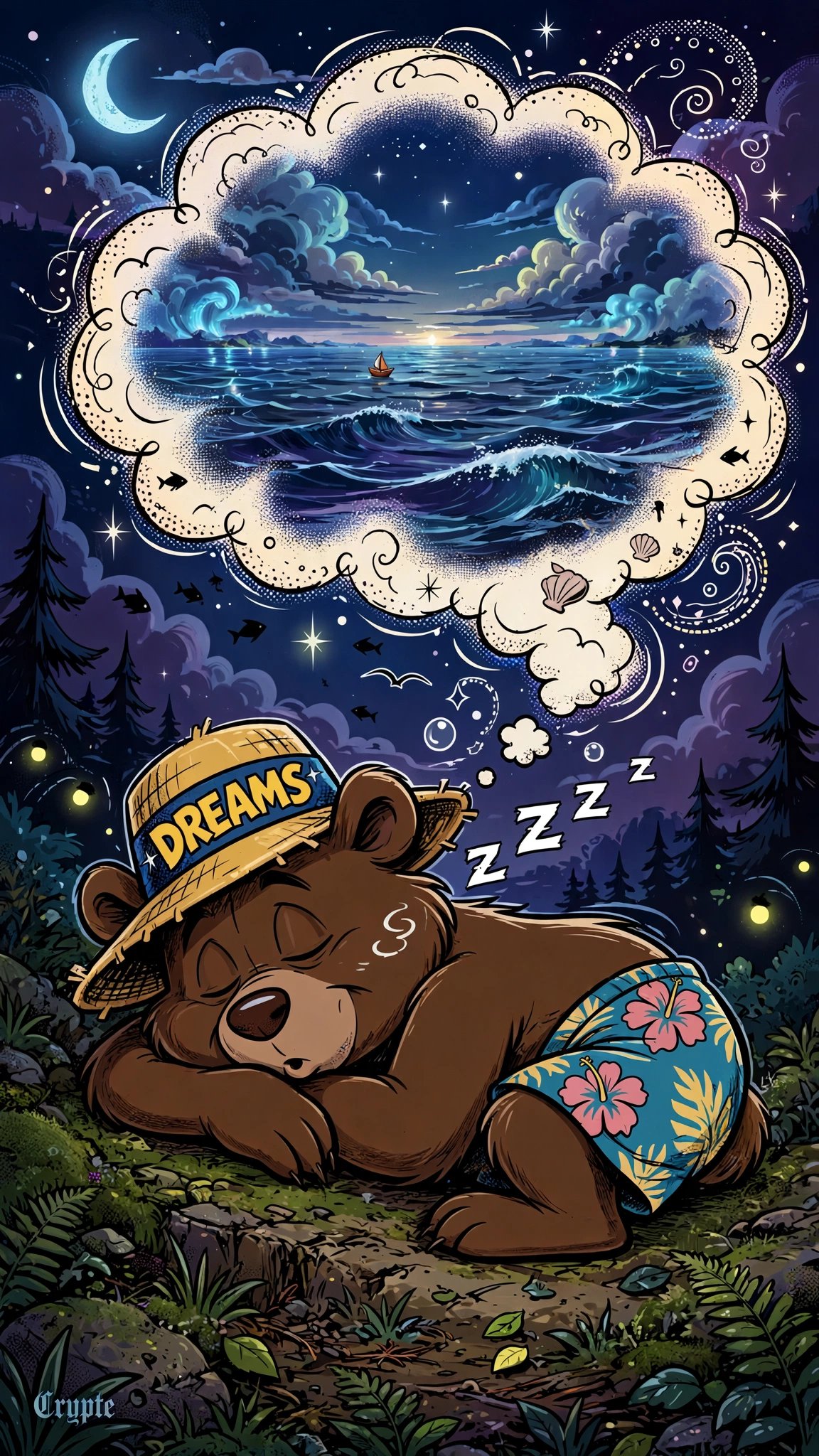 #dailyspark “A bear dreaming of an ocean it never saw”🌊🌊🫣 Have a very beautiful and magical Sunday d…