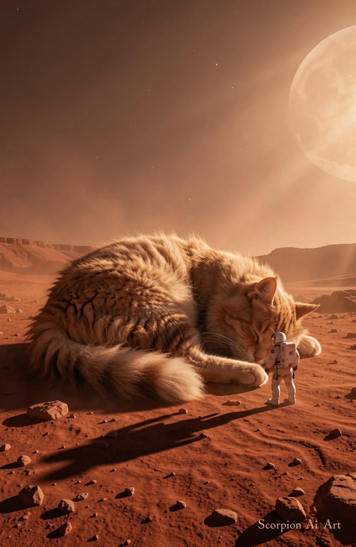 Happy #Caturday Catnap on Mars