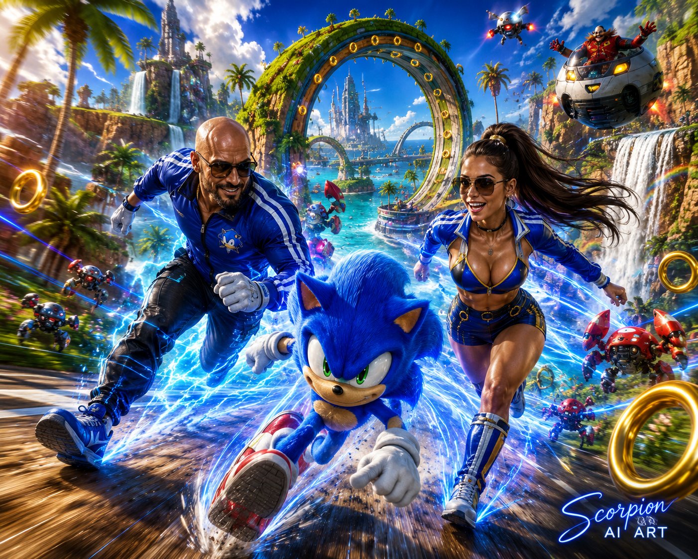 #CtrlAltCreate Day 5 - Sonic the Hedgehog #sythart