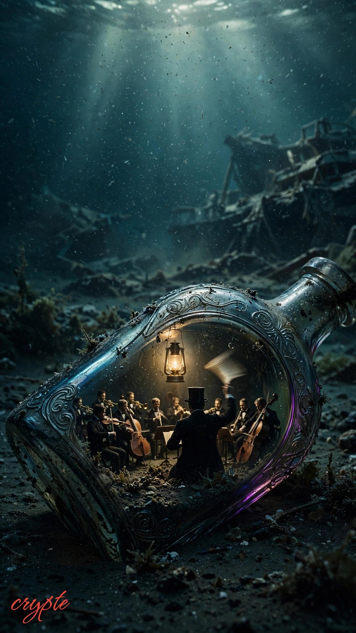 #dailyspark "The orchestra of a sunken ship”🌊🪼