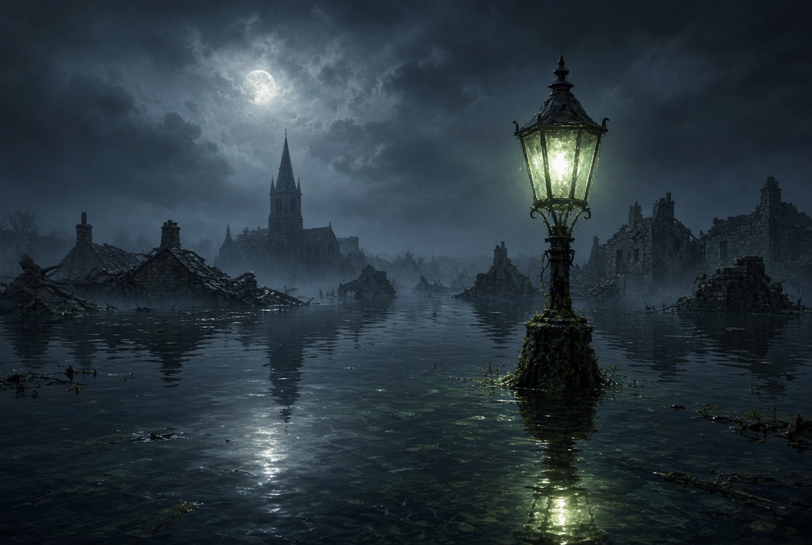 The Last Lamp In A Drowned Village #dailyspark