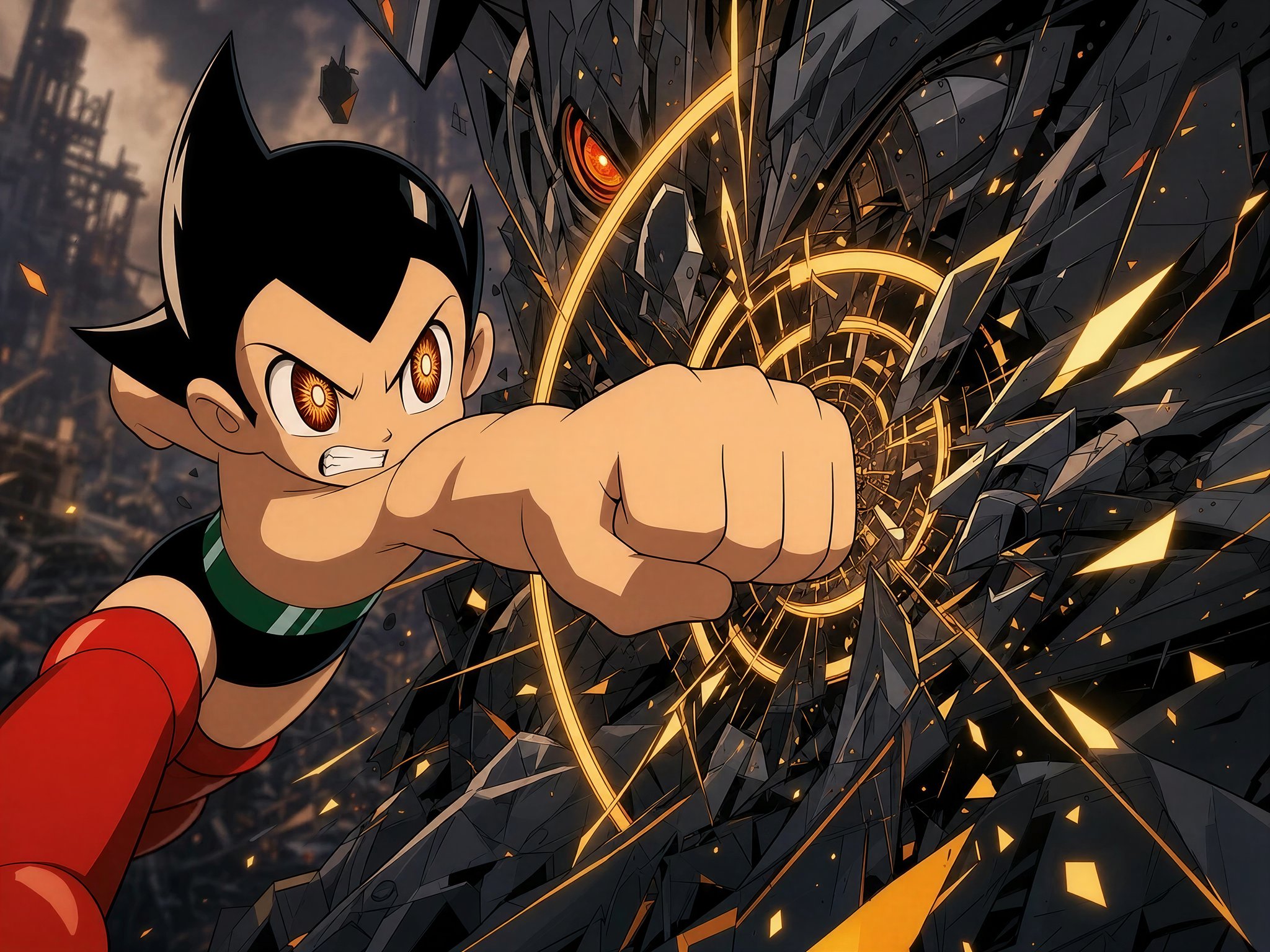 Astro Boy! My first anime! Who's old enough to remember the original version? π (Generated on Mirrorβ¦