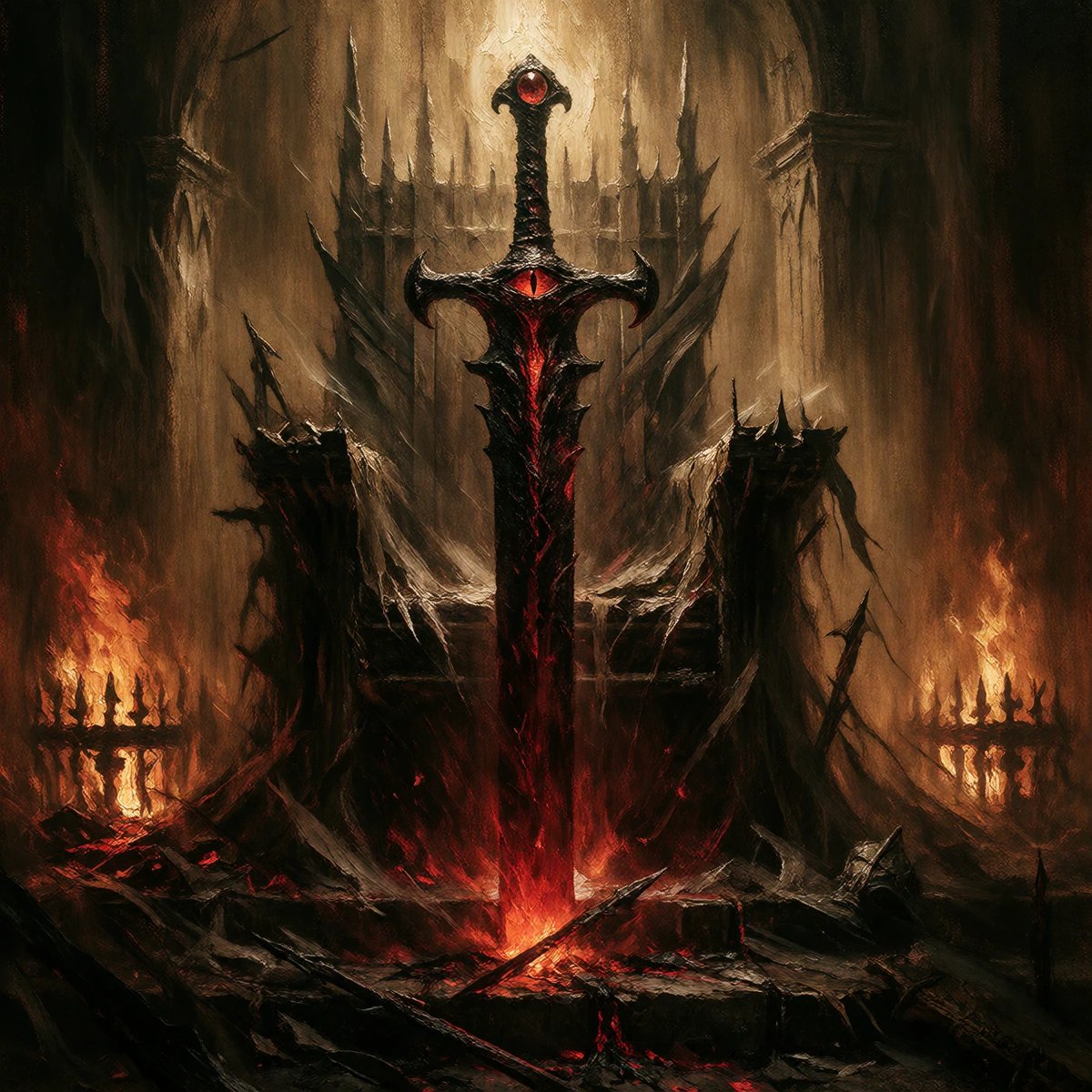 I have this feeling that my luck is none too good This sword here at my side don't act the way it sh…