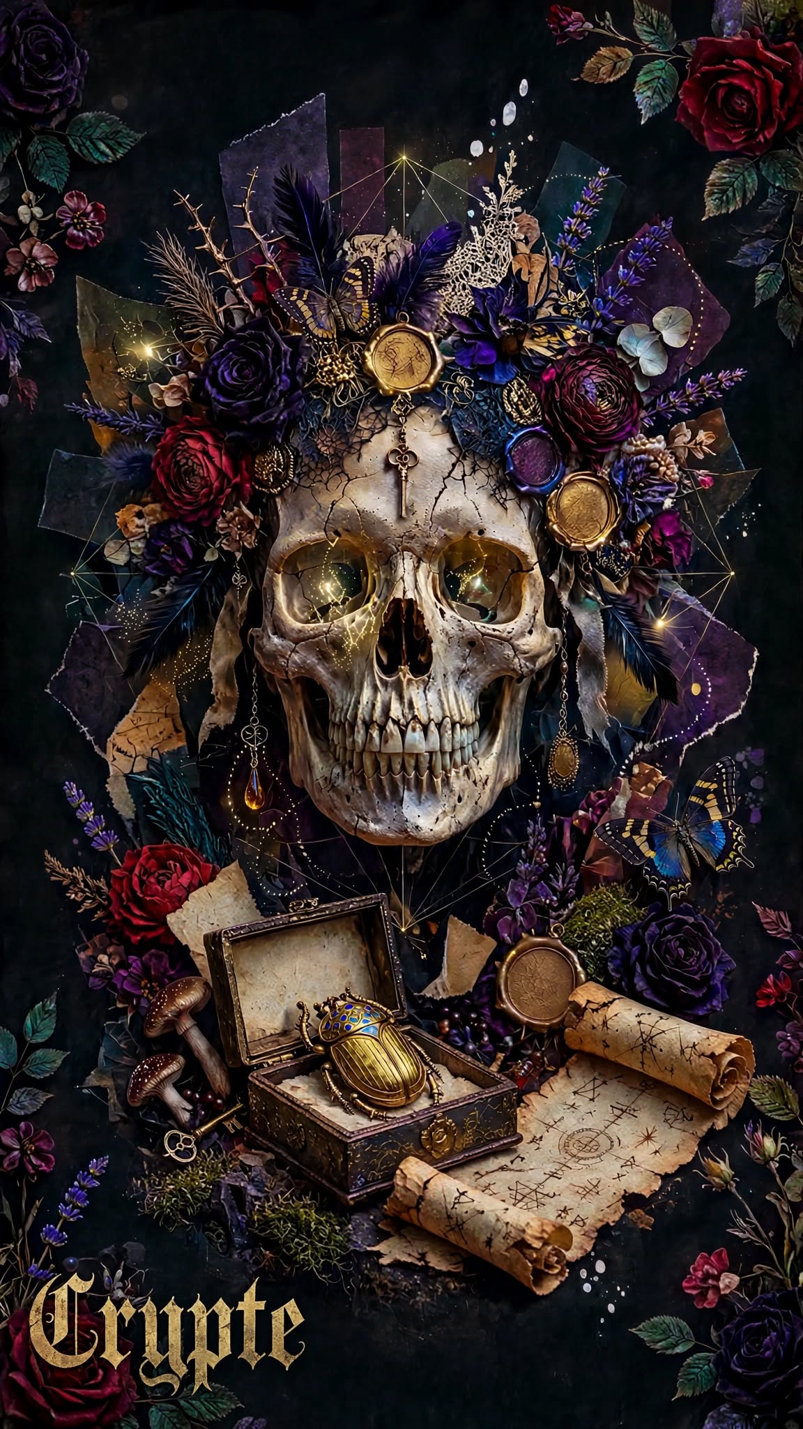 The venom of black roses flows through our stony veins. Nothing truly perishes; everything is consum…