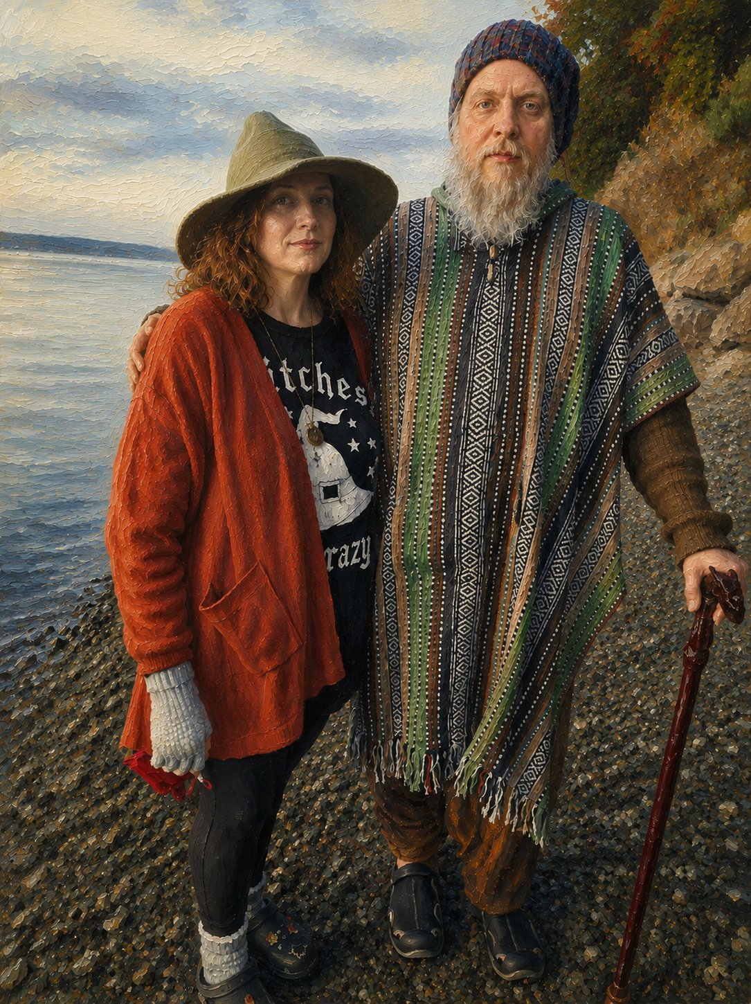 This is a recent picture of me and my wife also known as @silentbirdsong on the board turned into an…