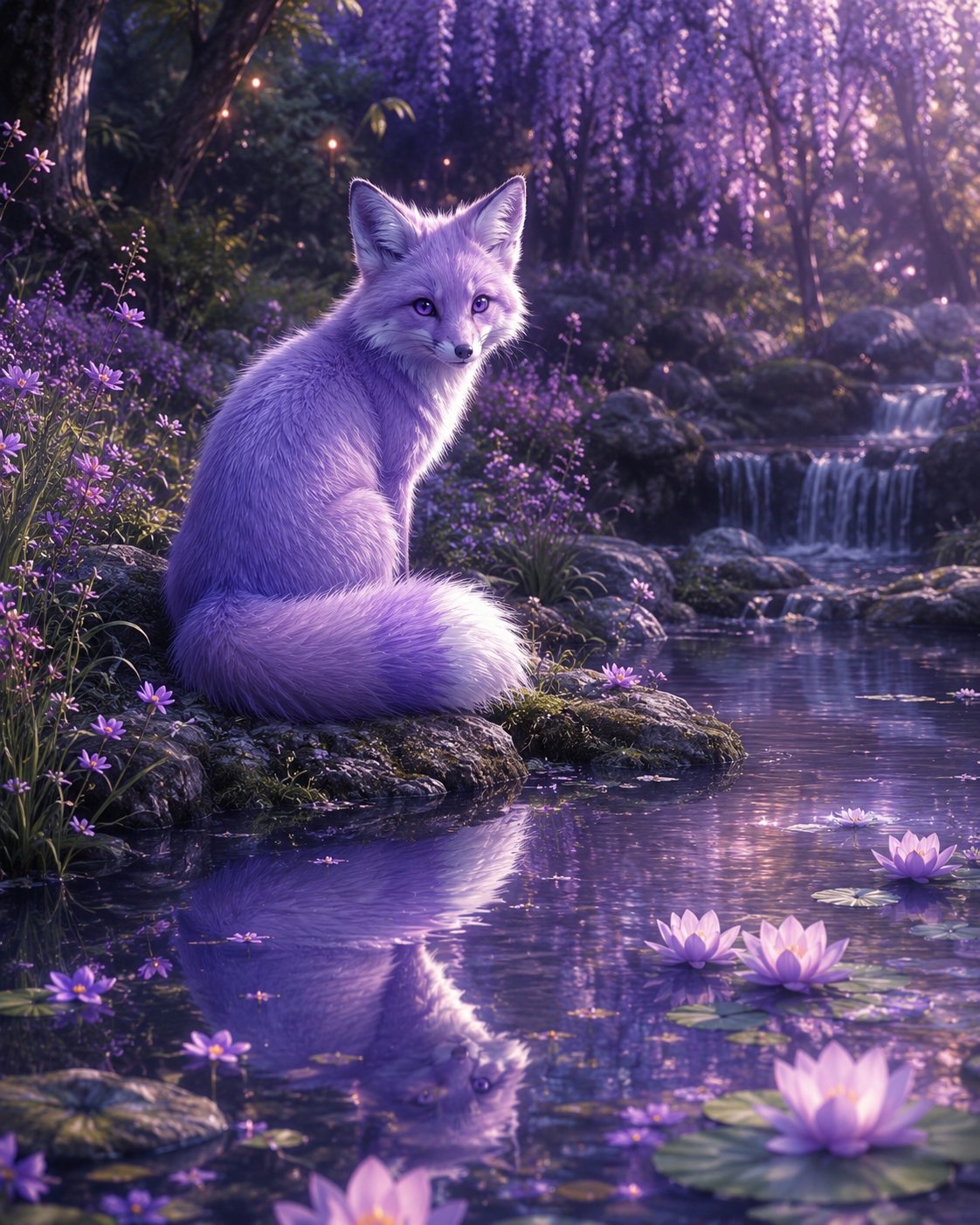 If you see art of purple critters. It's my oc Dusk. #foxfriday