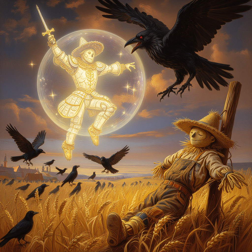 #dailyspark A scarecrow that has started dreaming