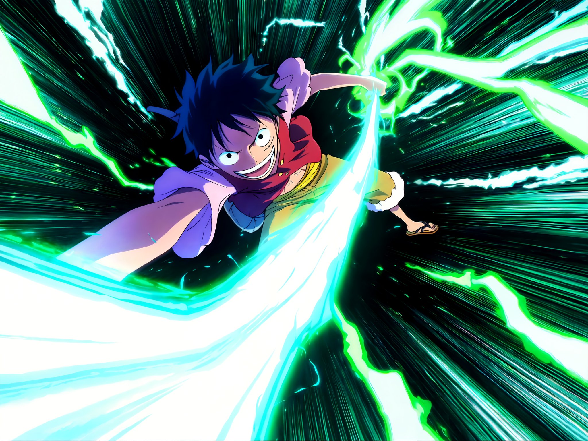 Despite my fairly aggressive full fine tuning, my model can still do iconic anime characters π