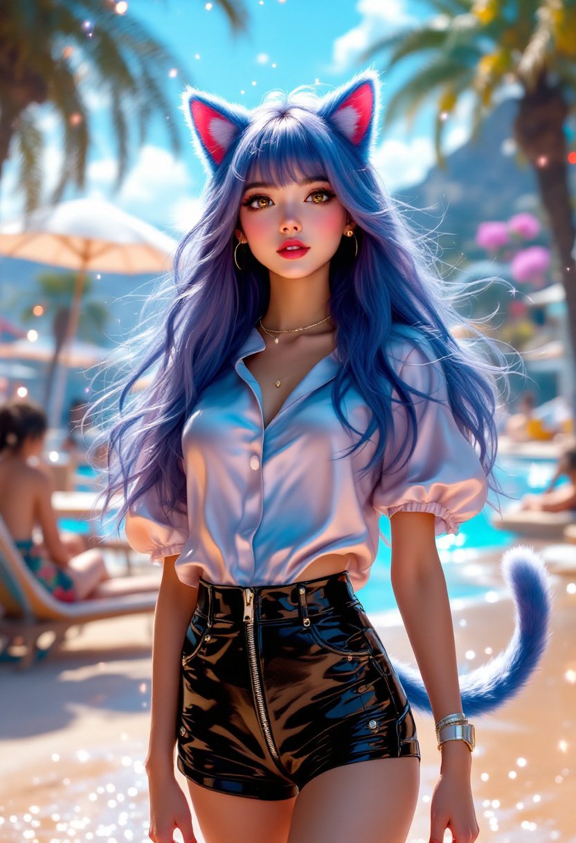 Seaside Resort - Neko Girl