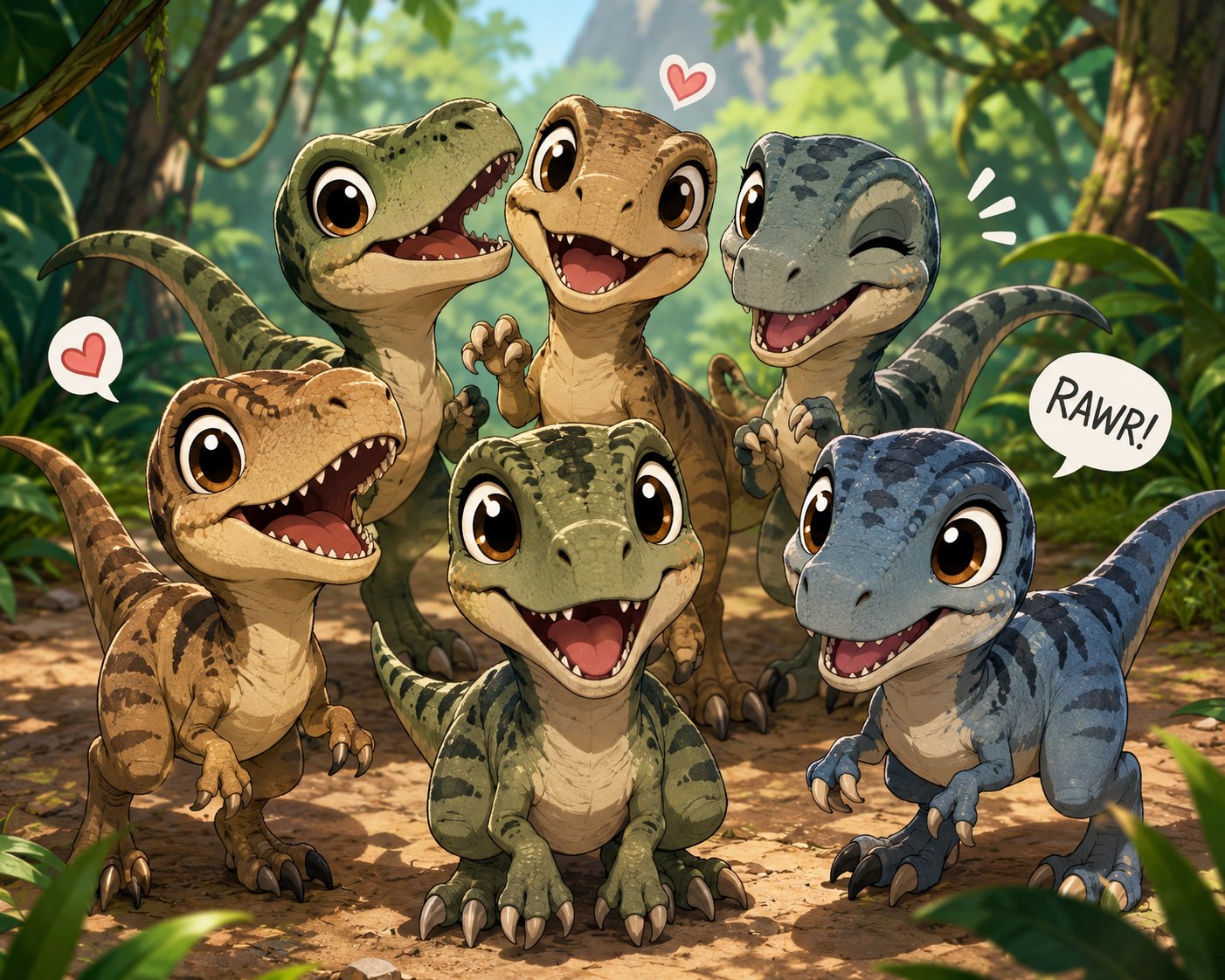 #DinoWeek by @GuruScorpion Day 2: Raptor pack