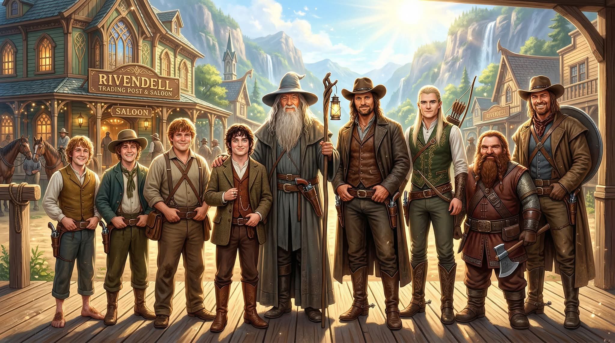 What if The Lord of the Rings was a western?