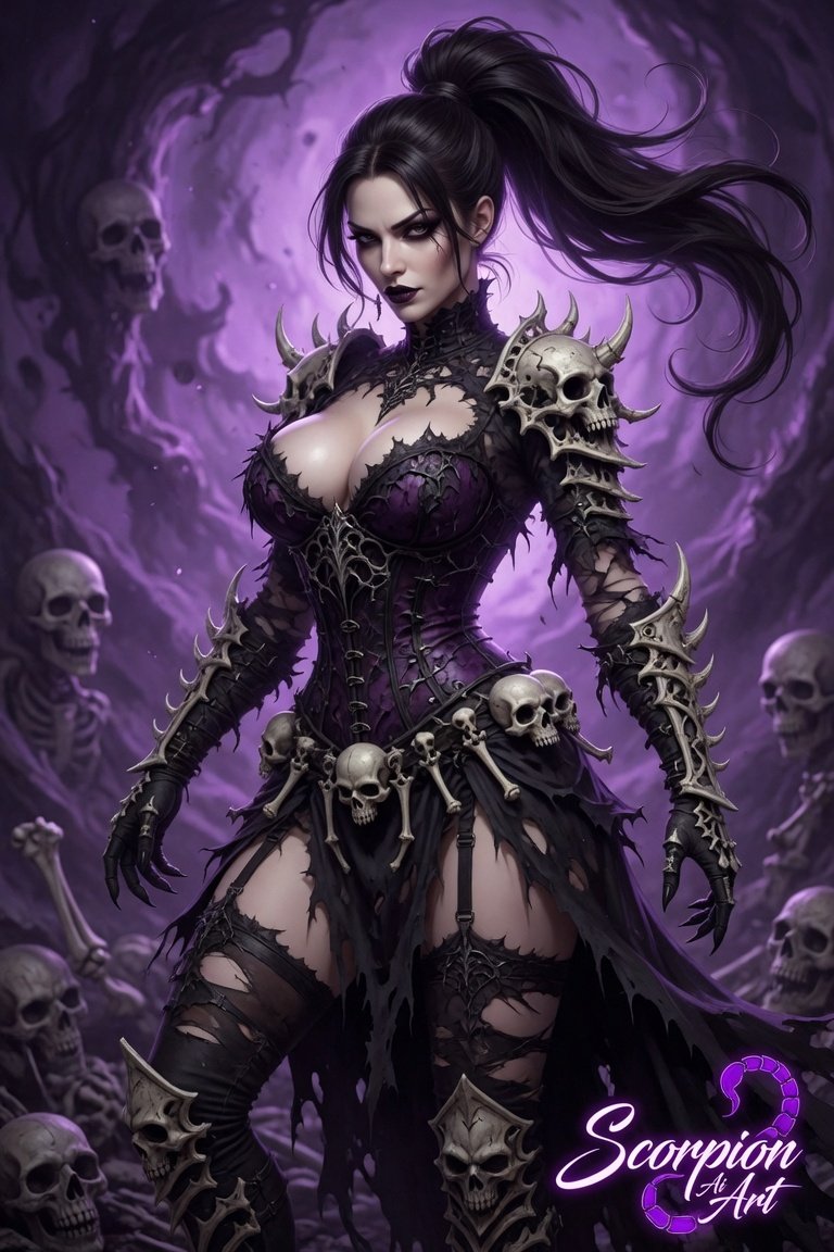 Necromancer — Purple — Bone