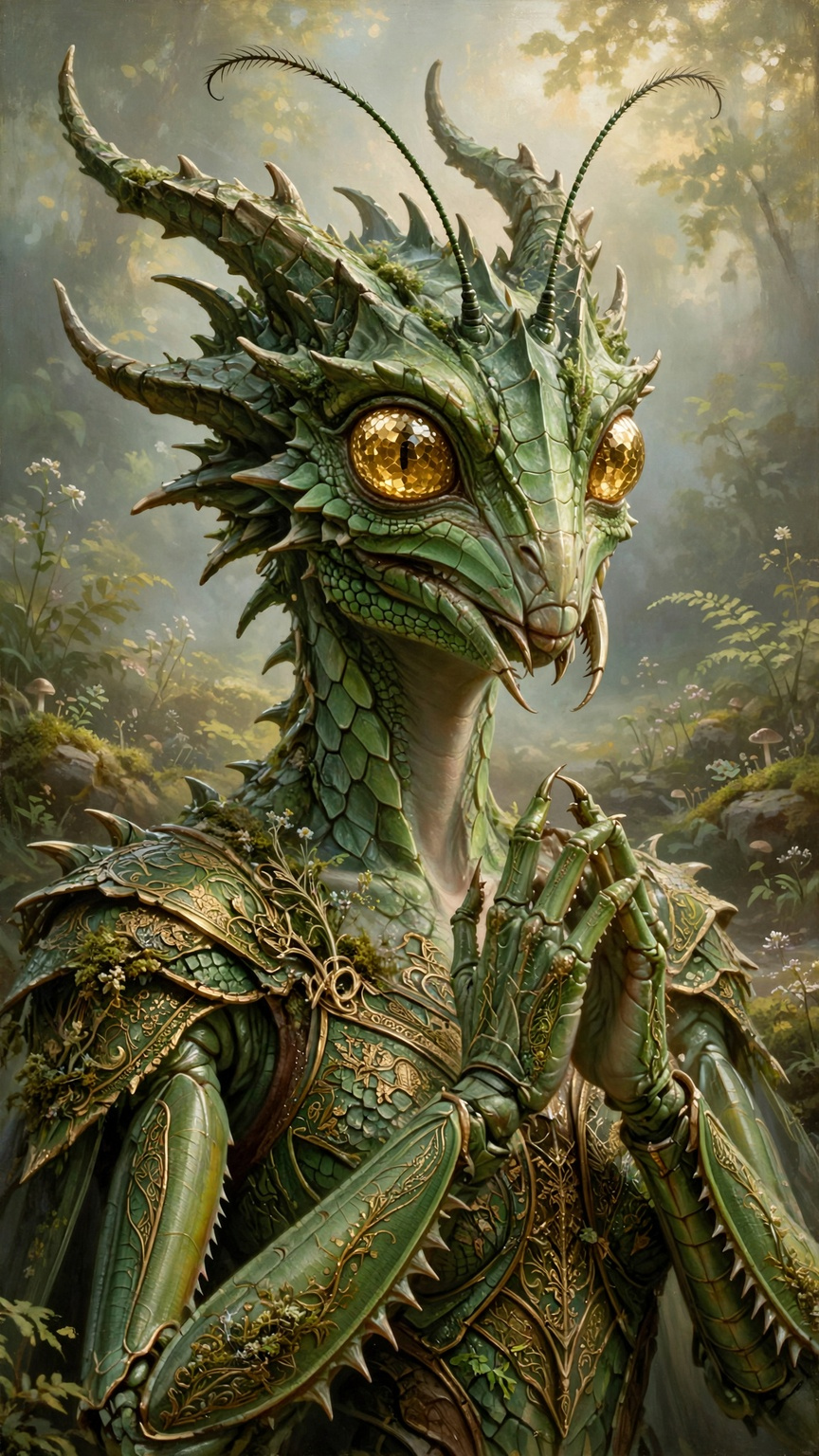 Mantisborn - Part insect part dragon