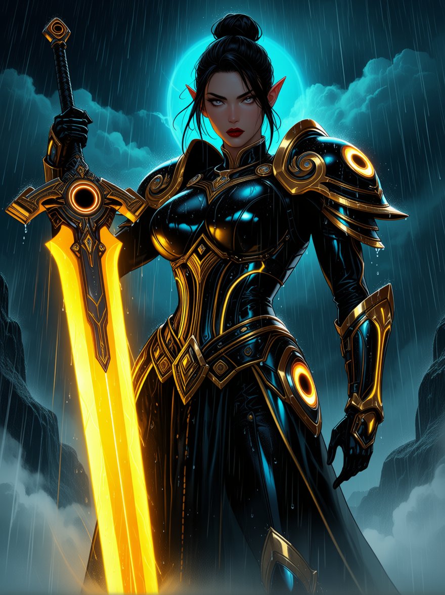 Some elves use magic. Some elves use the harnessed power of the singularity. They are not the same.