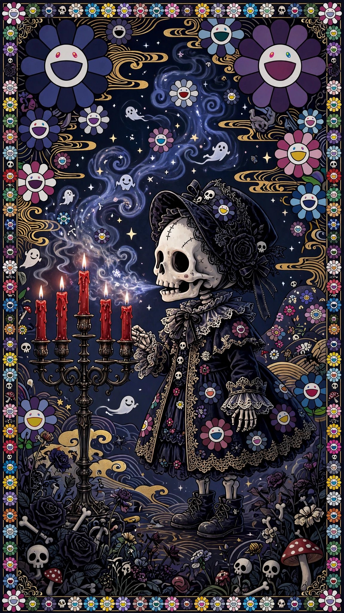 The breath of death, the eclipse of a smile.💀