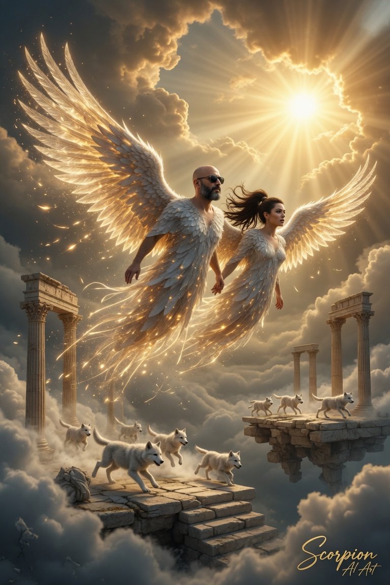 #AI2WchRound3 by @cyberpopdreams.bsky.social Day 2 – Icarus
