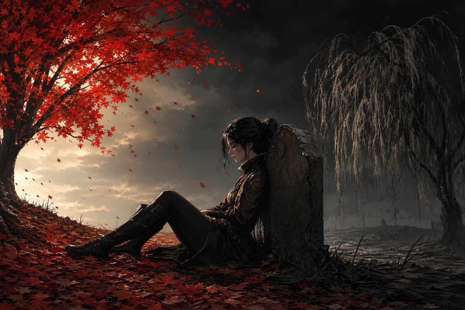 the season between autumn and grief #dailyspark
