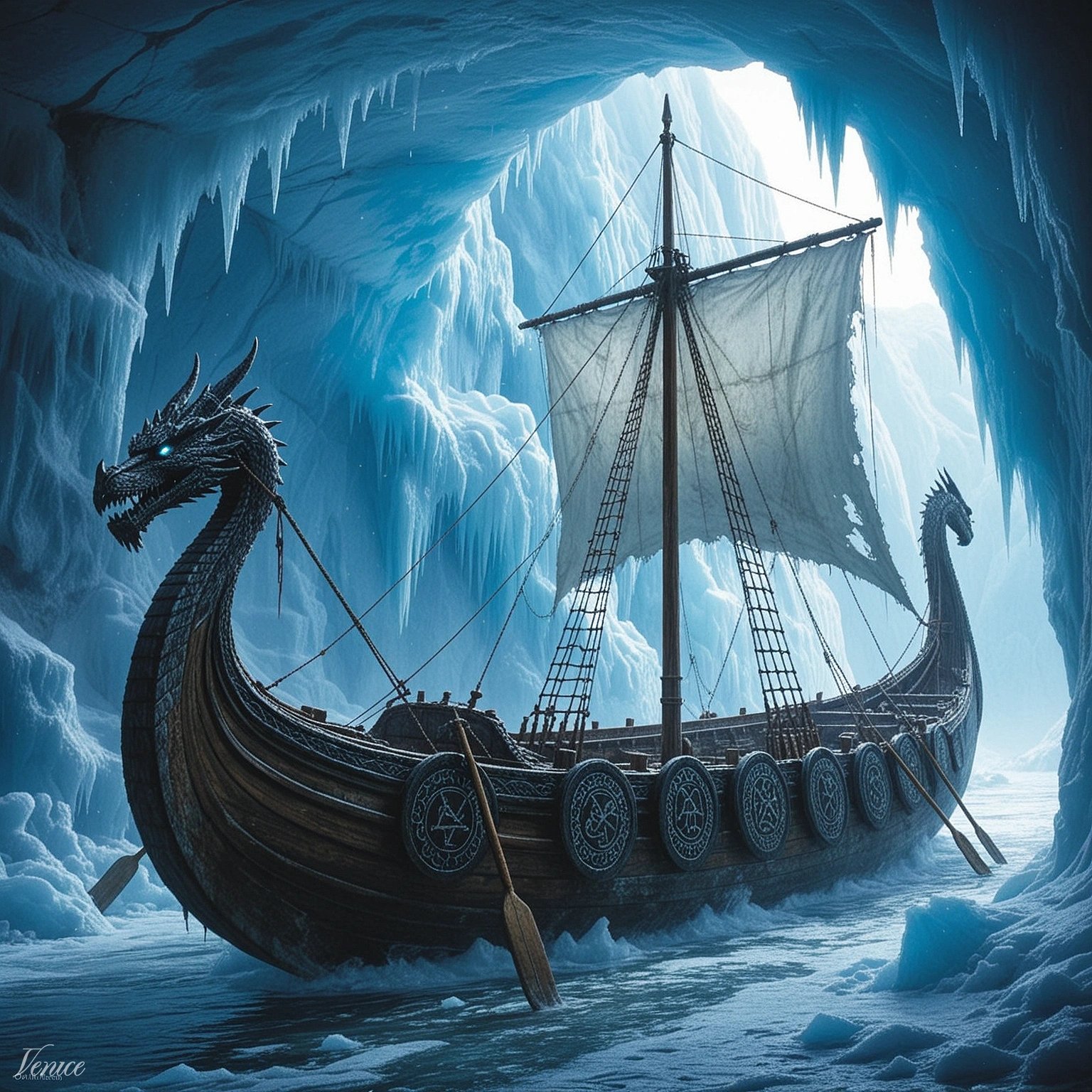 Ghost of a Glacier #dailyspark