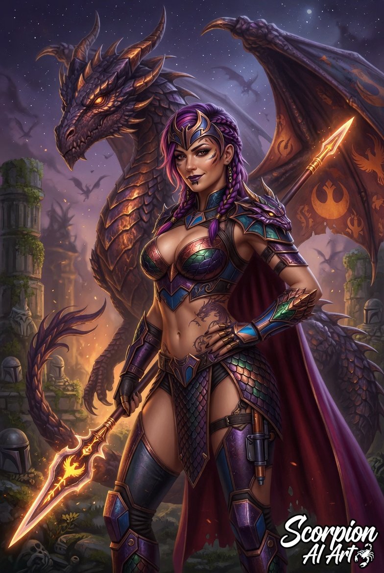 #aiartcommunity #DragonAndHer #DragonTuesday
