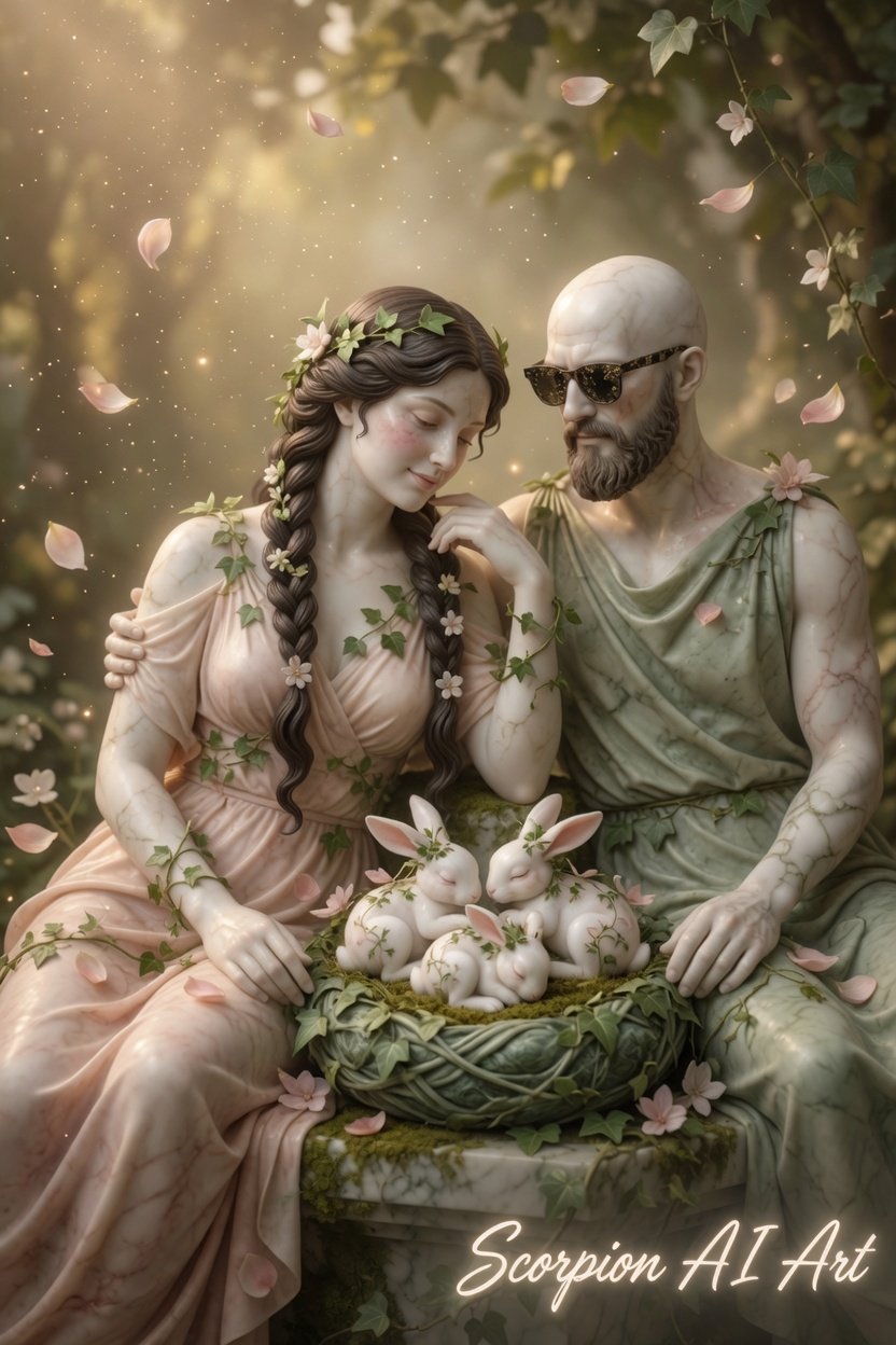 ~ May AI Art Challenge ~ #SeasonofFirstBreath A journey through birth, instinct, and wild spirit Hos…