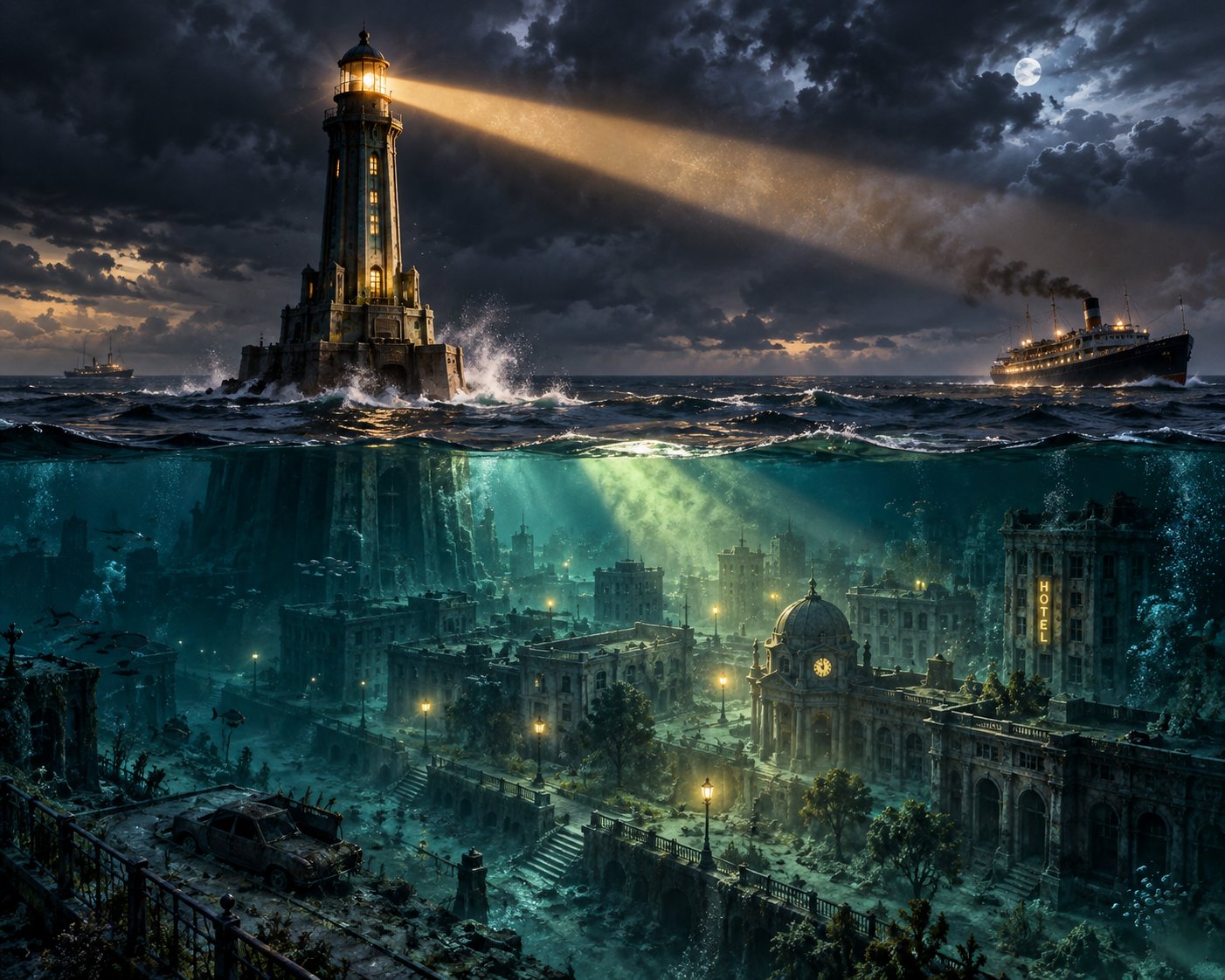 #dailyspark The lighthouse still keeps watch. Not to guide ships toward the shore, but to warn them…