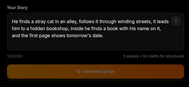Story Ideas are also online. If you click the lightbulb a story idea generates. and if you have an i…