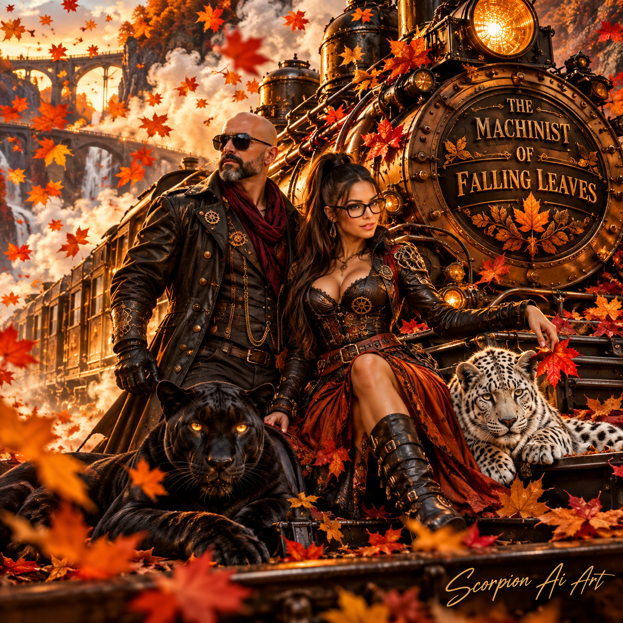 #dailyspark the machinist of falling leaves