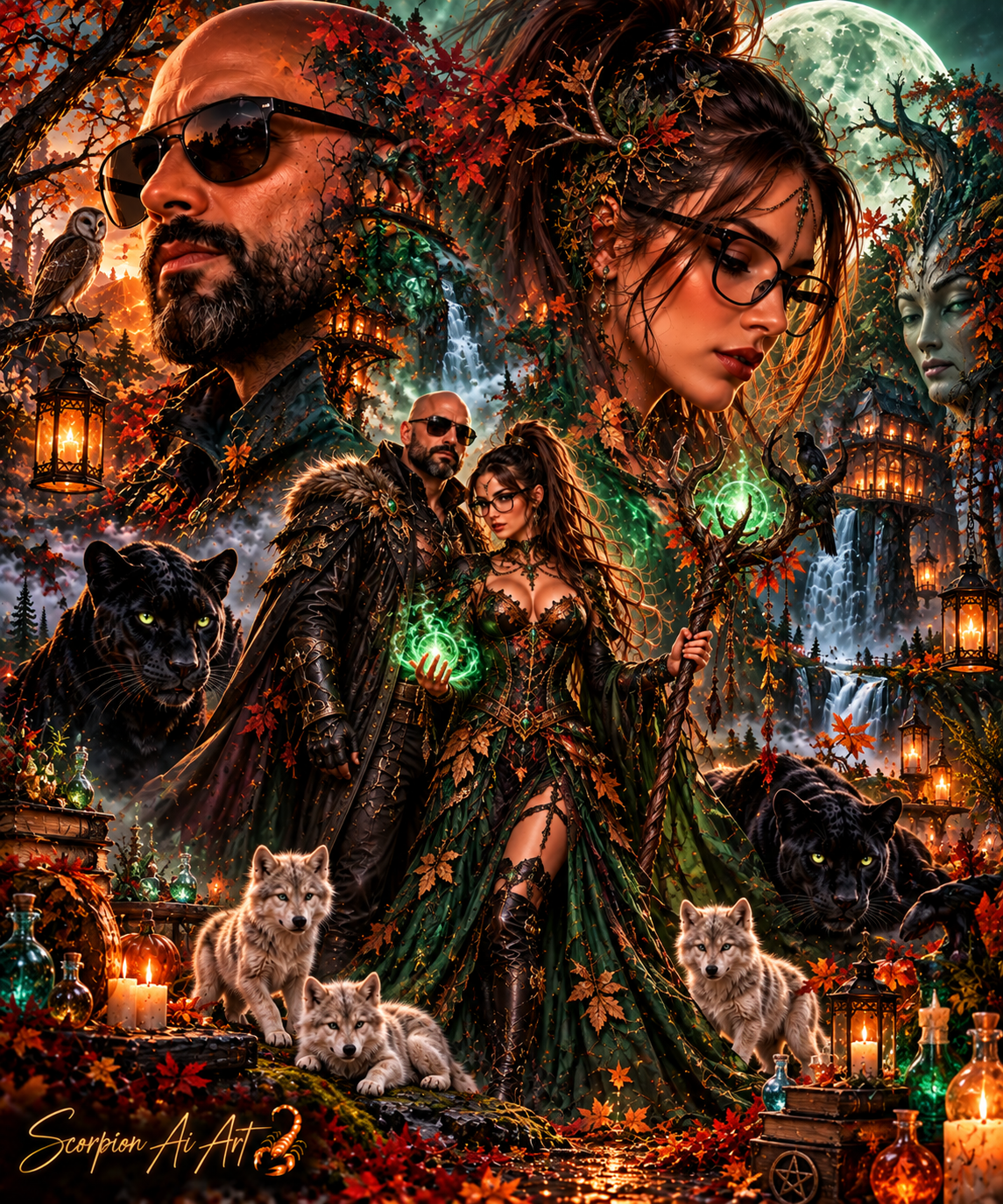 🧙♀️ Day 4: Forest Witch Deep in the enchanted woods, magic stirs. Share your mystical forest witch.…