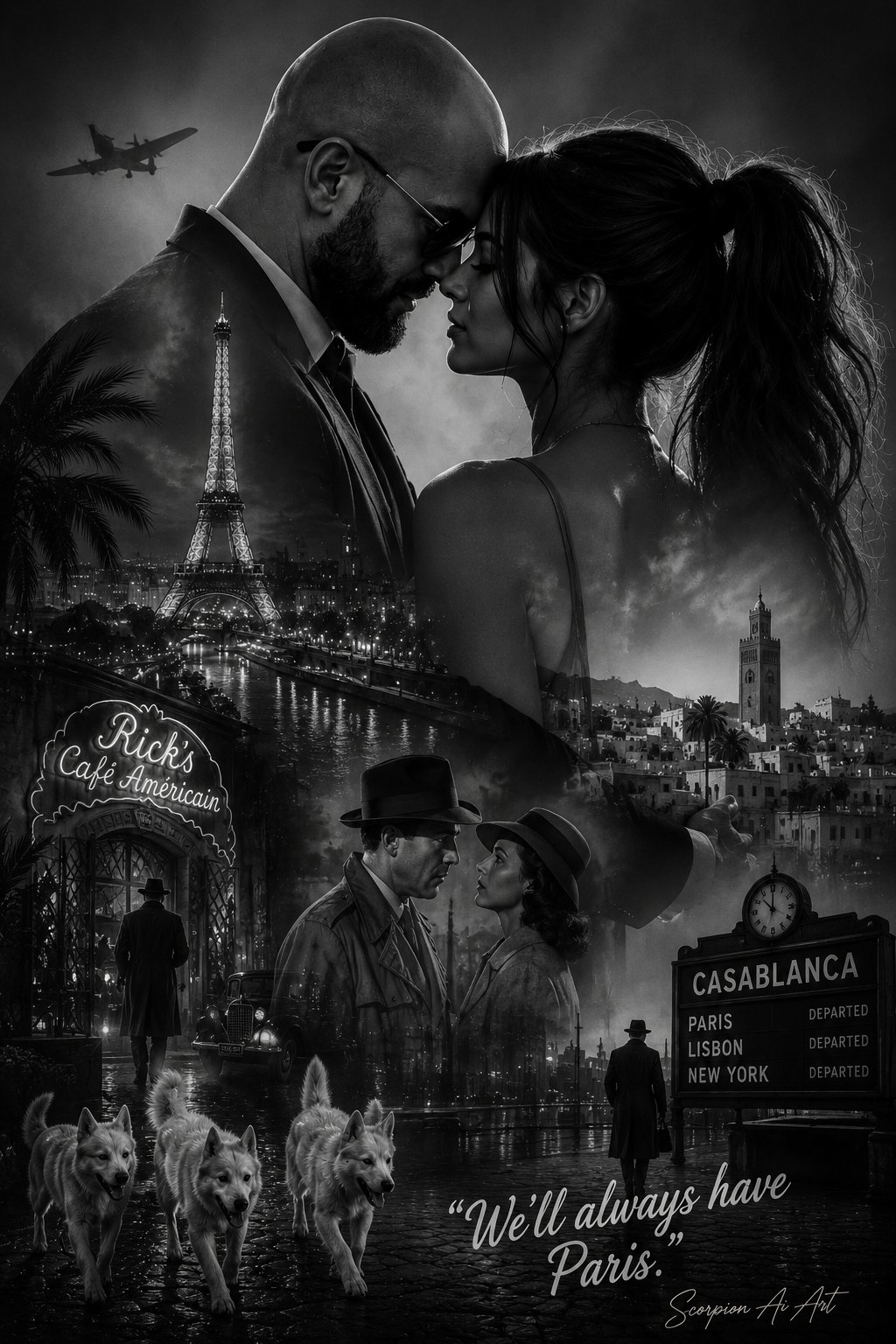 🇫🇷 Day 19 — Paris, France Theme: City of Love #BucketList Casablanca Version We’ll Always Have Paris…