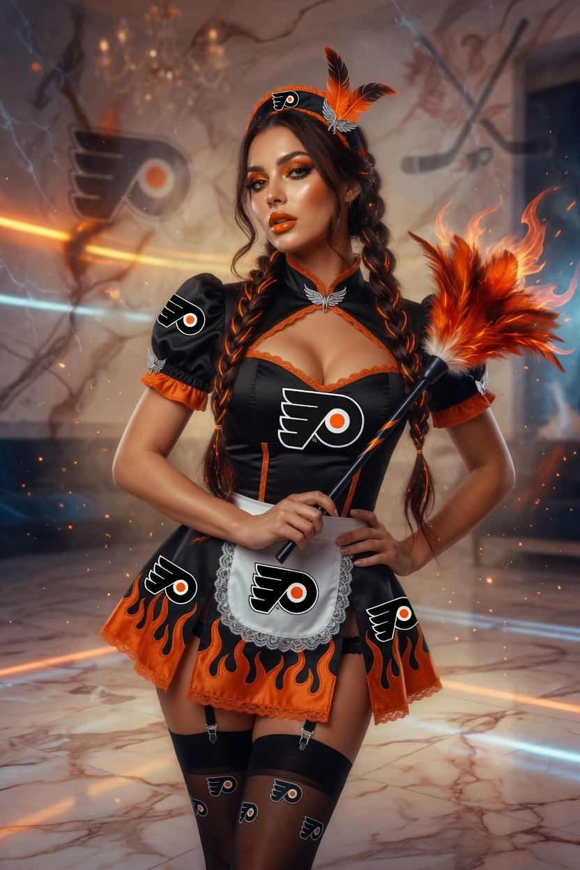 Still have some cleaning to do in Pittsburgh tonight #NHLFlyers #maidmonday