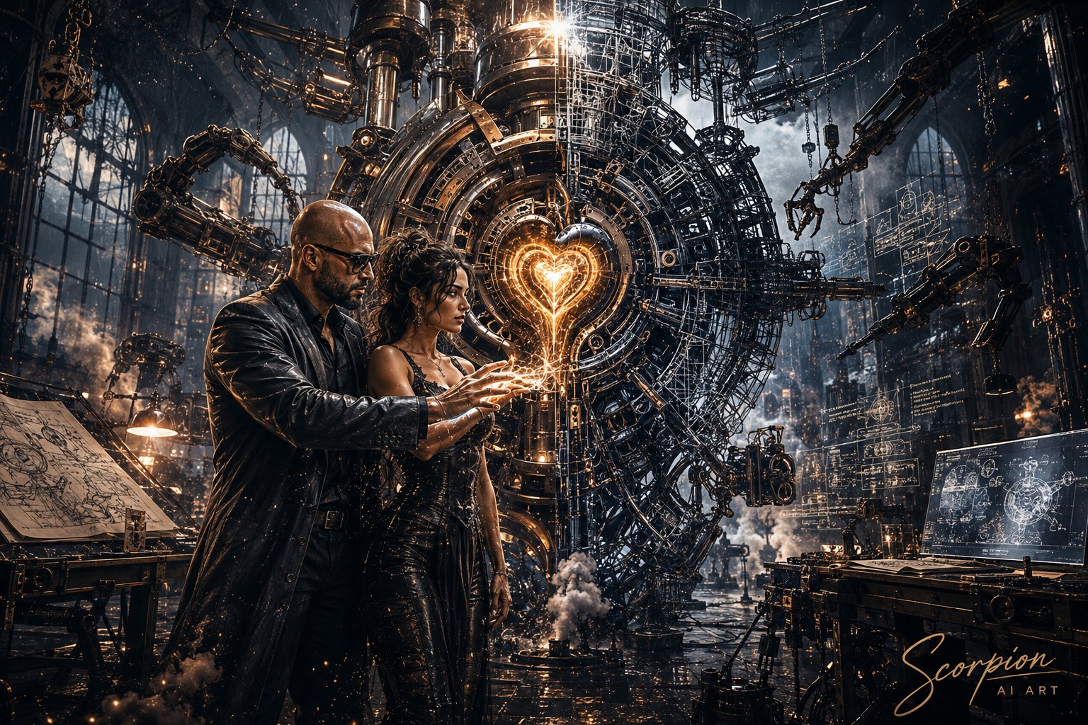 #theunfinishedchallenge by @AiMachete Day 3 - Machine The most beautiful creations are never truly f…