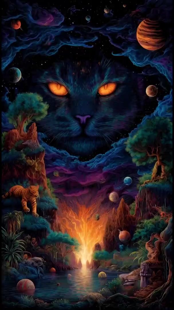 Rogue planet kitty land (music by Me)