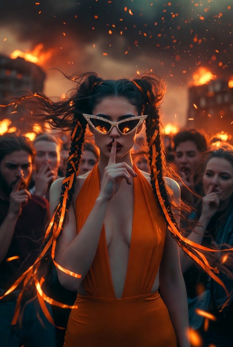 they can’t silence what’s burning 🧡🧡🔥🔥