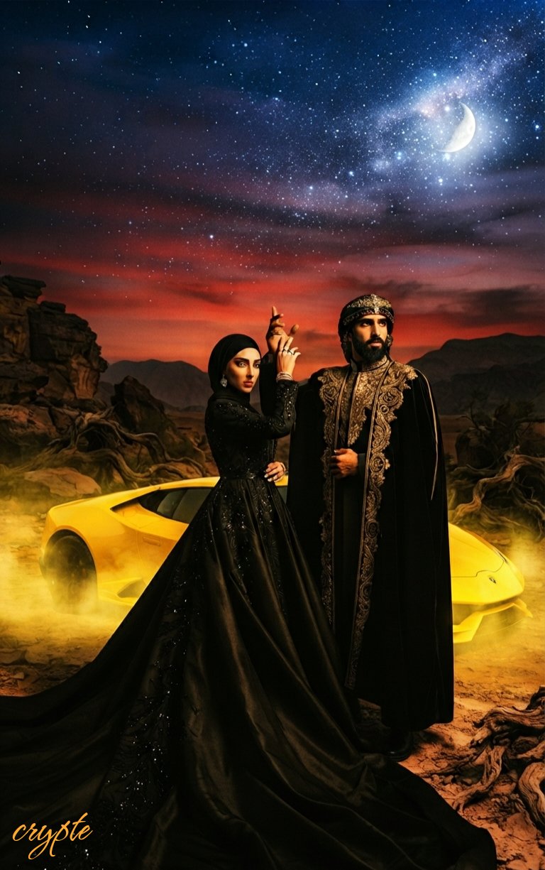 Yasmine et Hassan in the Moroccan desert 💫✨