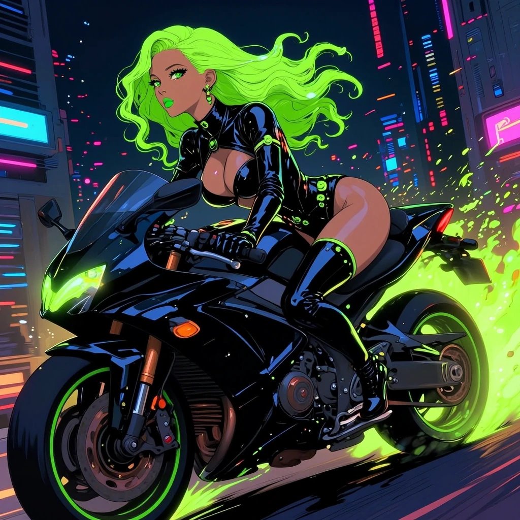 #AiArtStyles by @GuruScorpion Neon Cyberpunk