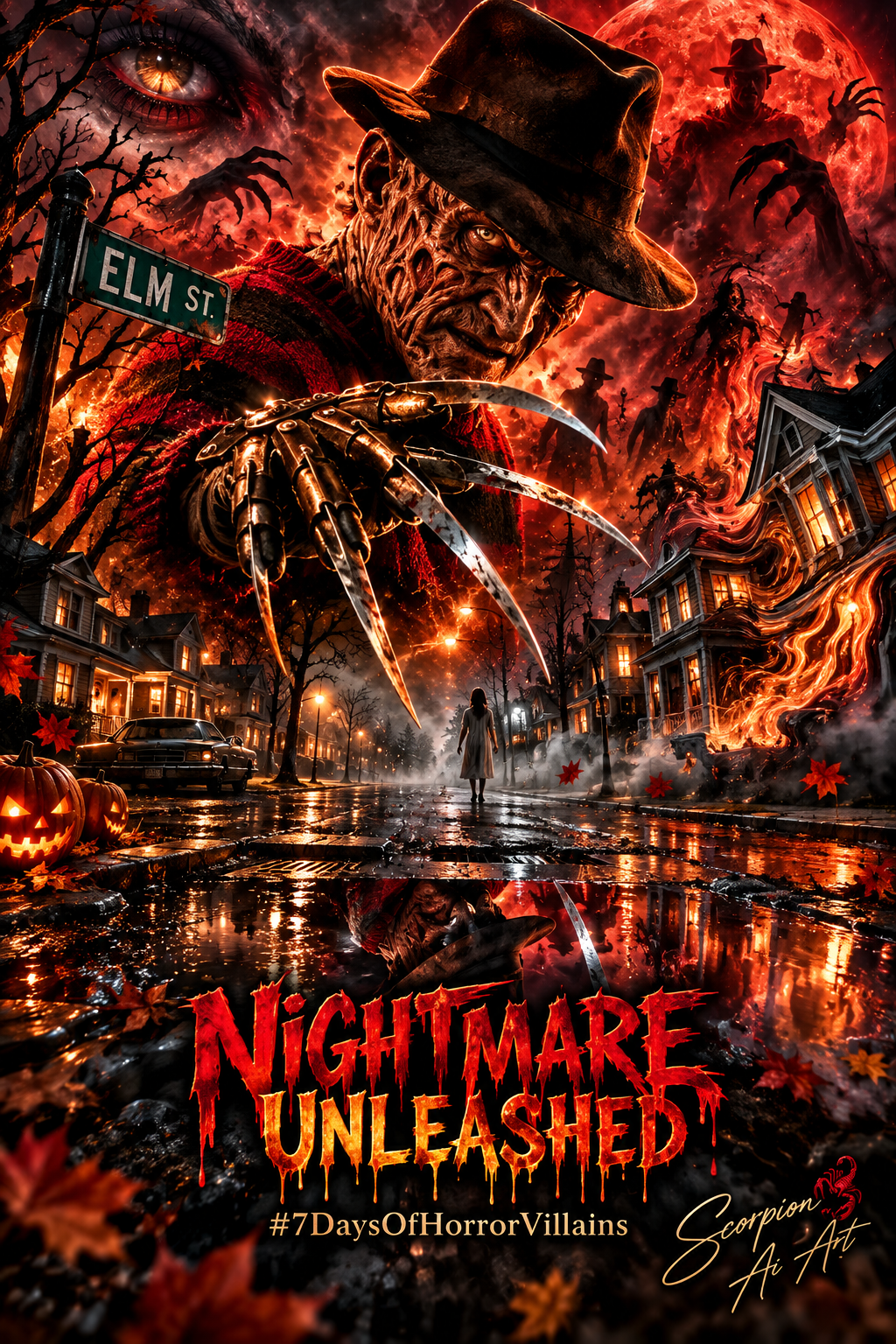 🎃 Day 1: Freddy Krueger Enter the nightmare and bring your darkest dream demon to life. Will your im…