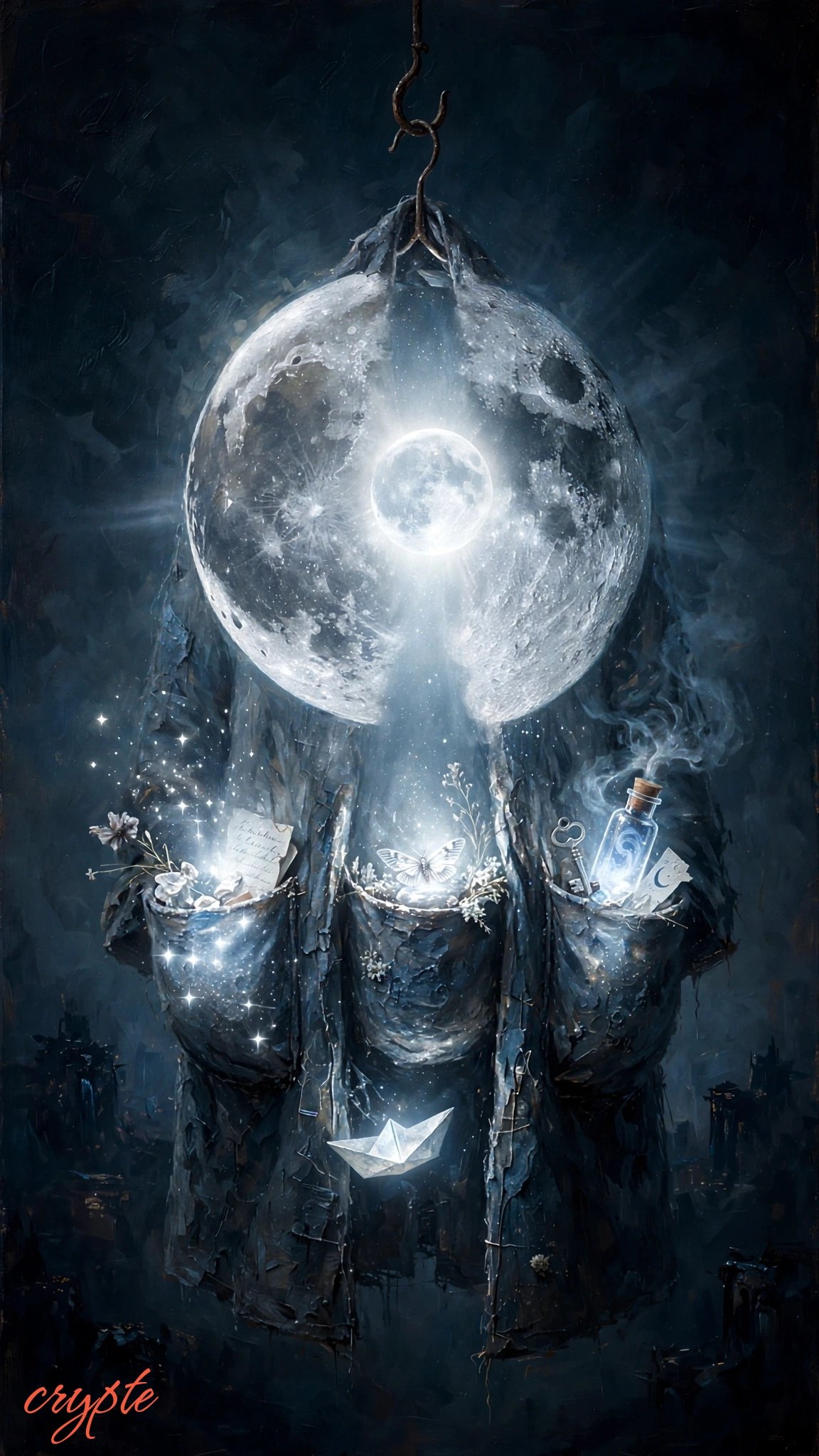 #dailyspark “what the moon keeps in its pockets”🌕