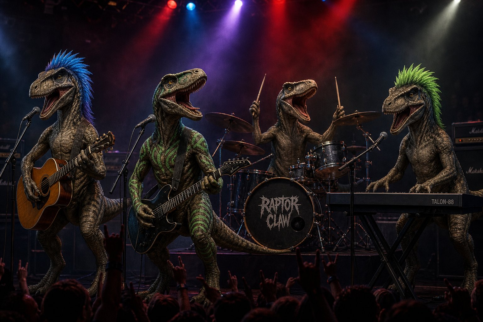 #dinoweek Day 2 - Raptor Pack Reverse progression... the plain one inspired the more colorful ones.