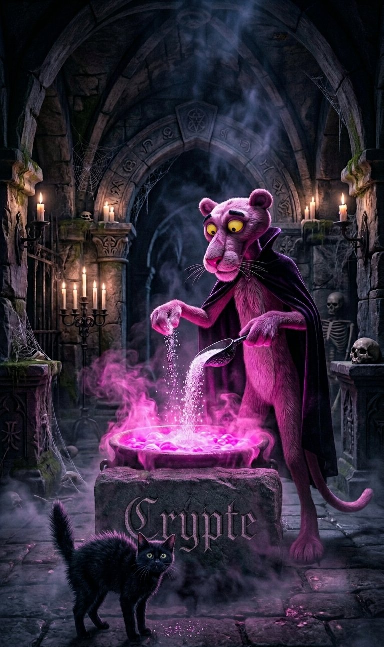 #pink potion Concocted by the incredible magician @gigisaiart247 Could darkness ever turn pink one d…
