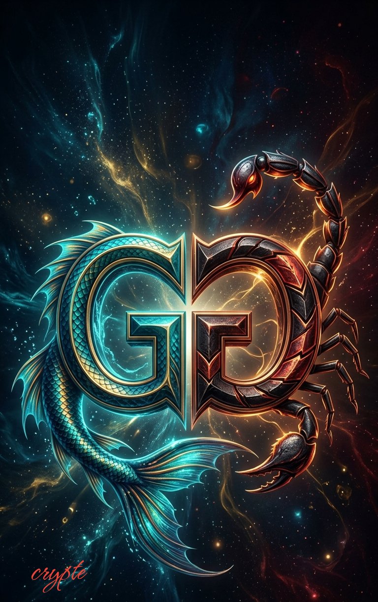 Bonsoir@GuruScorpion and @gigisaiart247 ✨✨🥂🍾 ‘The Scorpion and the Mermaid’ – two G joined together,…