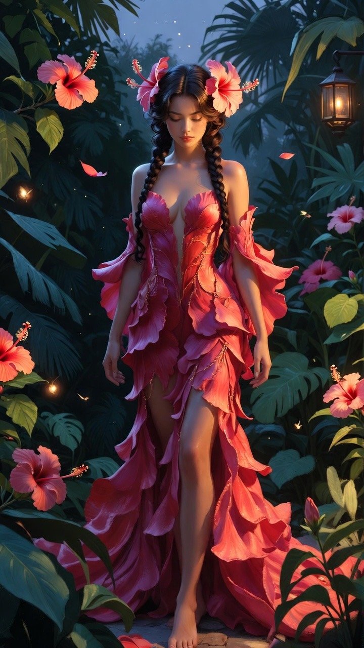 Goodnight 🌙 🤫 My flower, the world feels quieter without your light. I carry your scent in the folds…