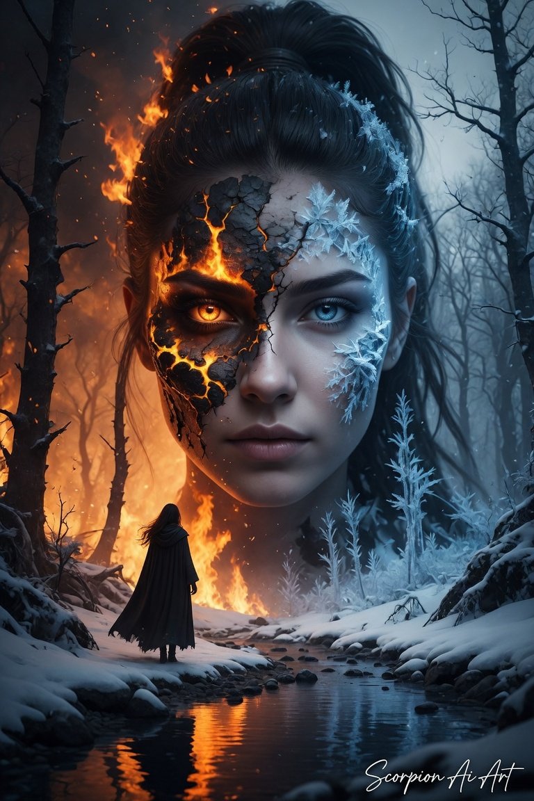 Fire and Ice Art