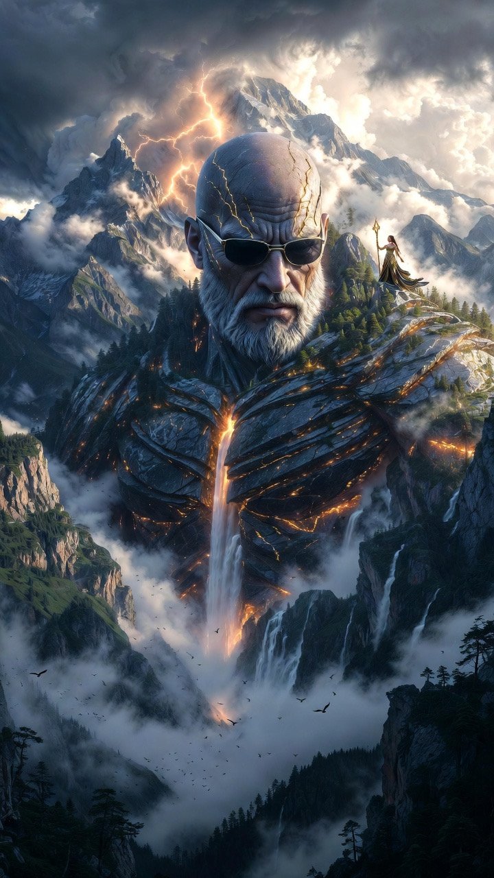 #mythsandlegends #aiart #aiartcommunity All welcome to join Day 11 - Titan of Mountain Spine