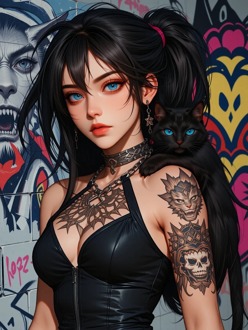 baddie +cat +blue eyes @GuruScorpion @maya @Sente Each person needs to add something additional 💯🙌🖤…
