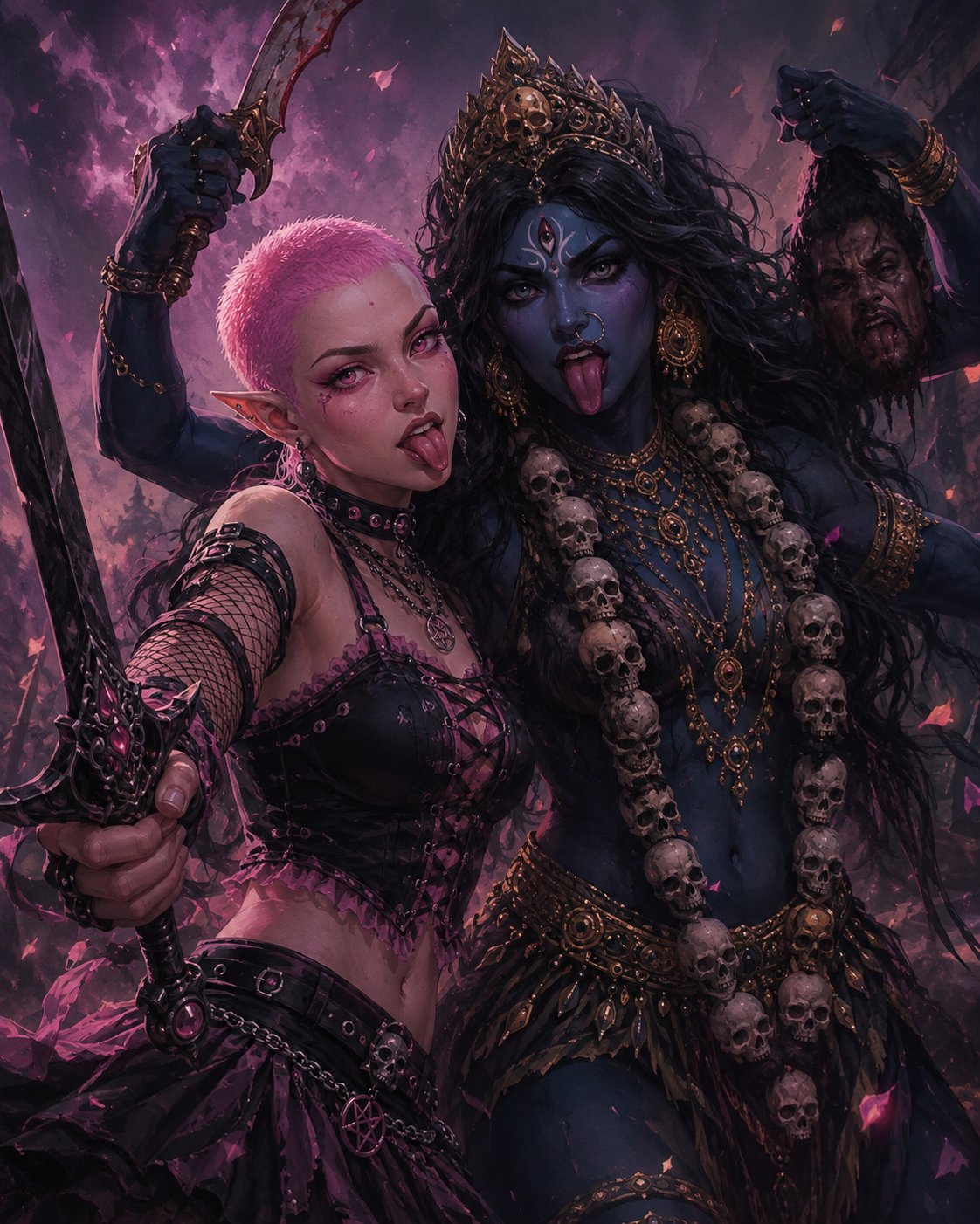 I love Shakta Hinduism. Kali has always been with me. She gives me my inner strength.